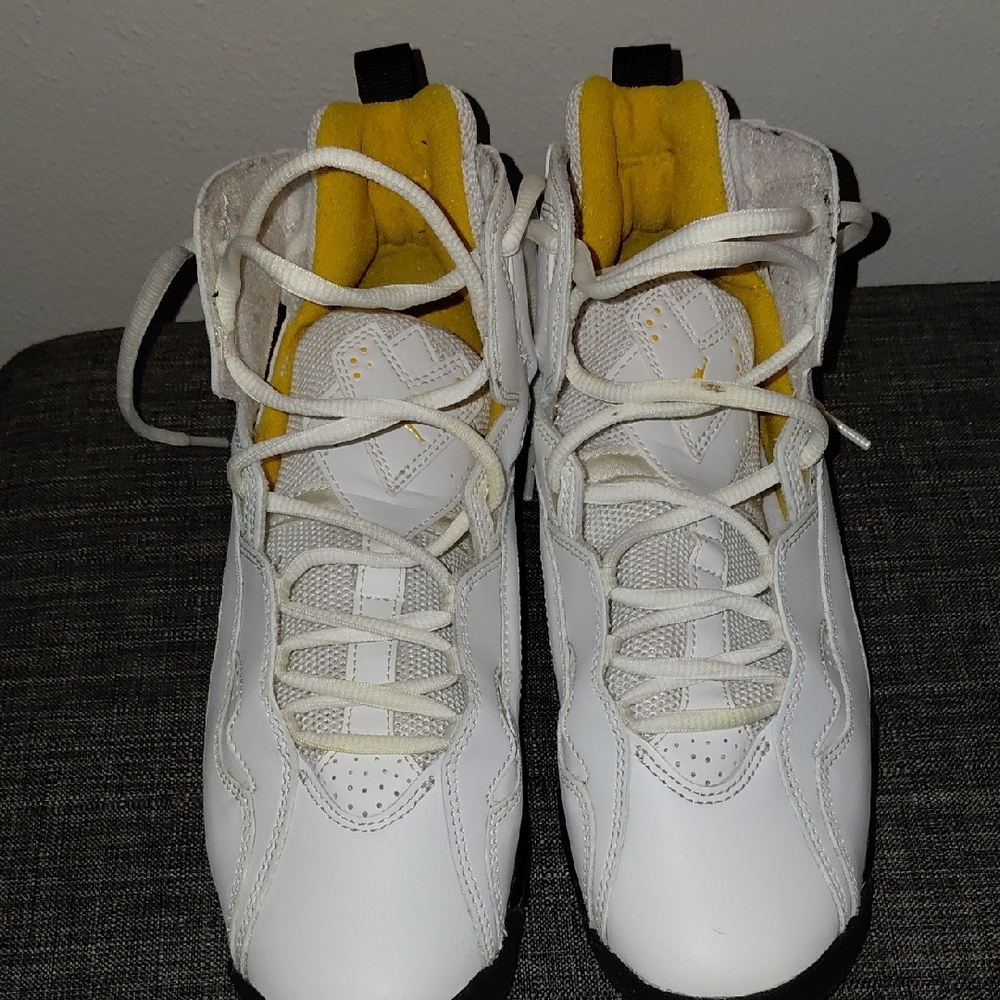 Jordan Kids Shoes White and Yellow